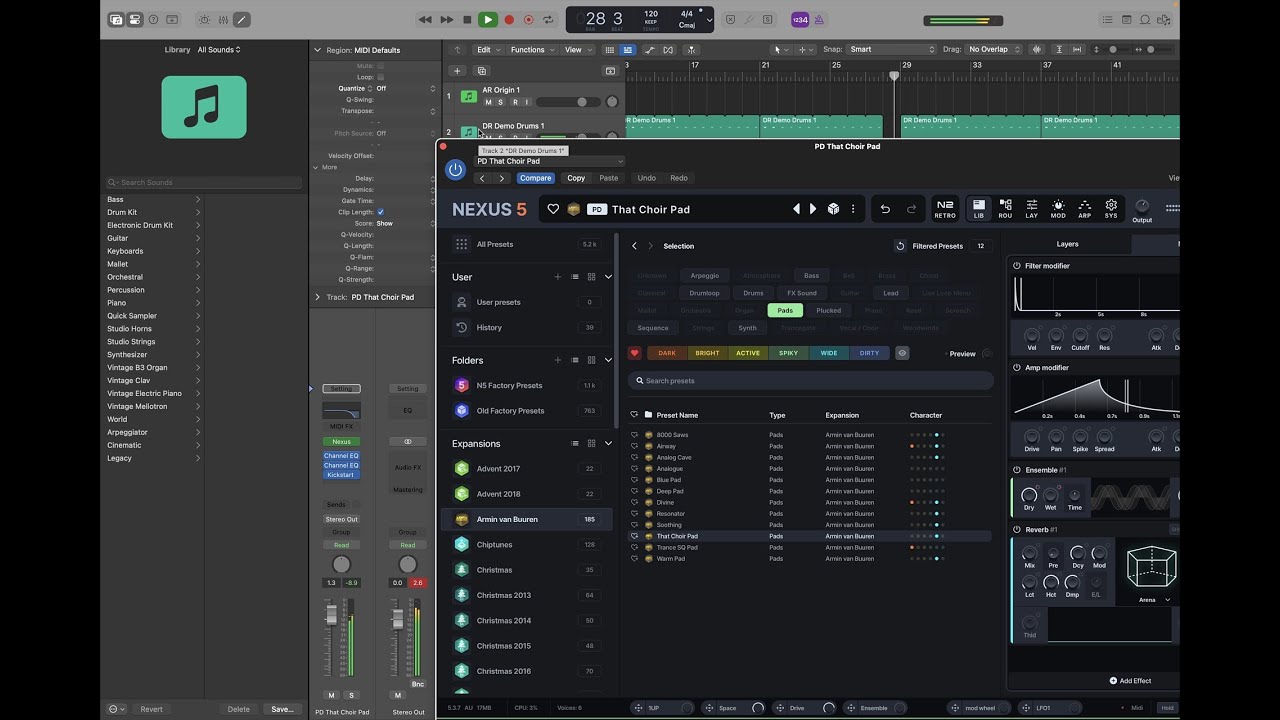 Making a trance groove with Nexus 5!