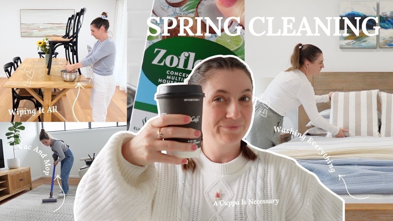 🌿 DEEP CLEANING MOTIVATION | Whole House Clean With Me 2025, Spring Cleaning + Cleaning Routine!