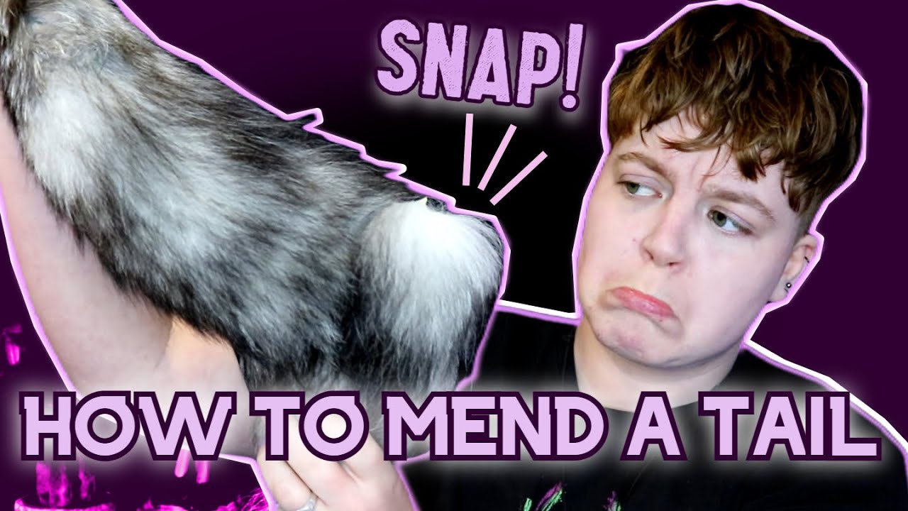 HOW TO MEND A BROKEN TAIL | Real Fur Tail | THERIAN GEAR