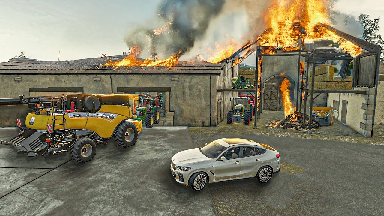 Voisin Agriculteur s’énerve contre Moi et Brûle ma Ferme | Farming Simulator 25 Roleplay