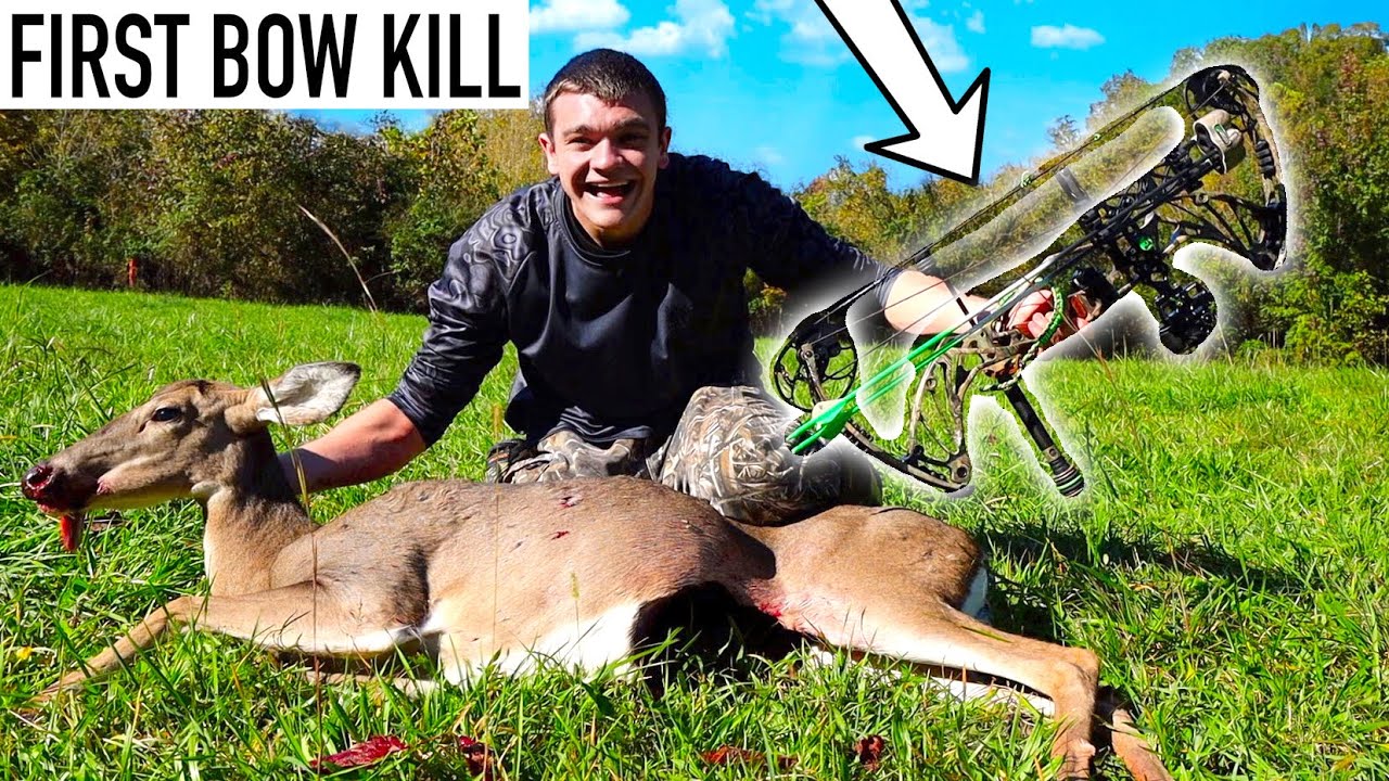 Killing a Deer with my Bow for the First Time!