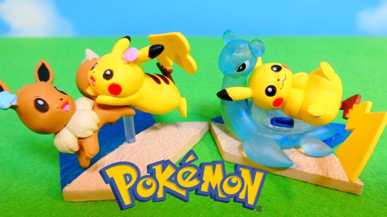 Pikachu Seaside Miniature Figures - Pokemon Center Limited Toys