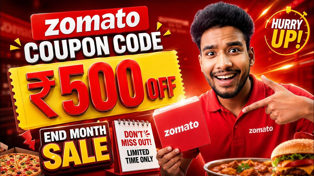 🔥 Zomato Coupon Code Today | 100% Working Zomato Promo Codes & Discount Offers 🍔