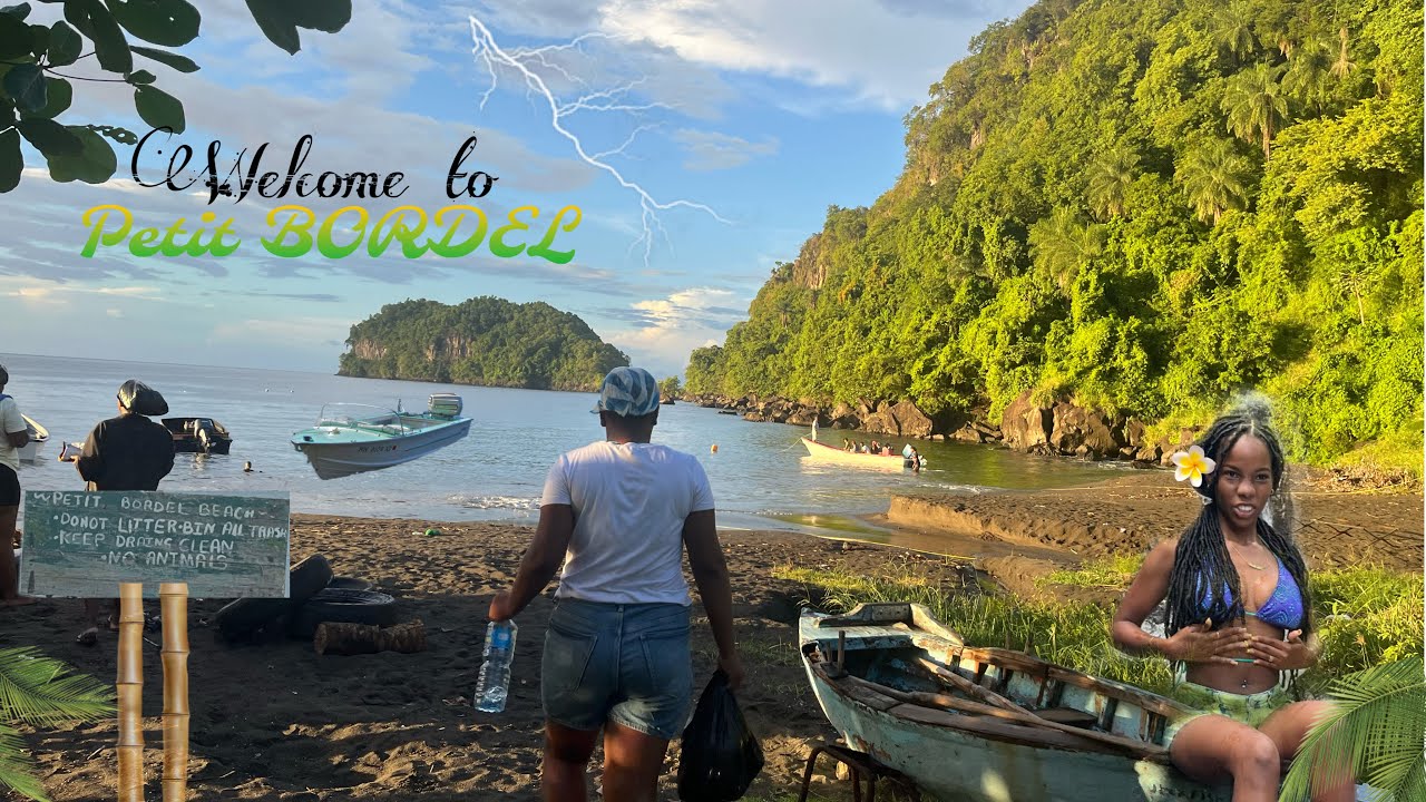 We took a speed boat to the #HIDDEN side of #vincy   🇻🇨🌴 #trending #travel #fyp #petitbordel