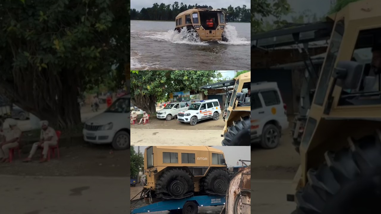 Indian Army ATOR truck 🚒 #indianarmy #army #ator #truck #punjab #jammu #kashmir #flood #breakingnews