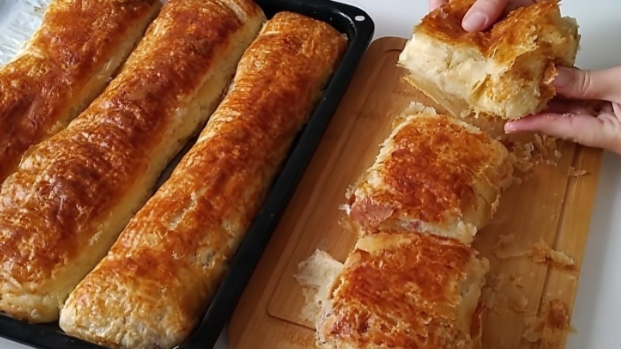 ASLA ABARTMIYORUM‼️KİM YEDİYSE TARİF SORDU‼️SANKİ MİLFÖY HAMURU💯PUL PUL DÖKÜLEN KAT KAT BÖREK TARİFİ
