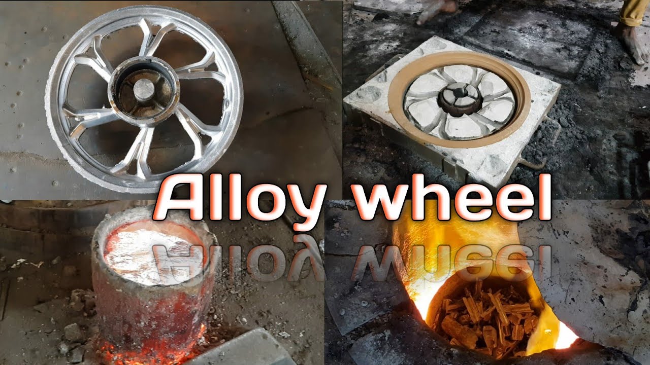 ALUMINIUM ALLOY MAC WHEEL SAND CASTING ~ aluminium sand casting with CO2 core