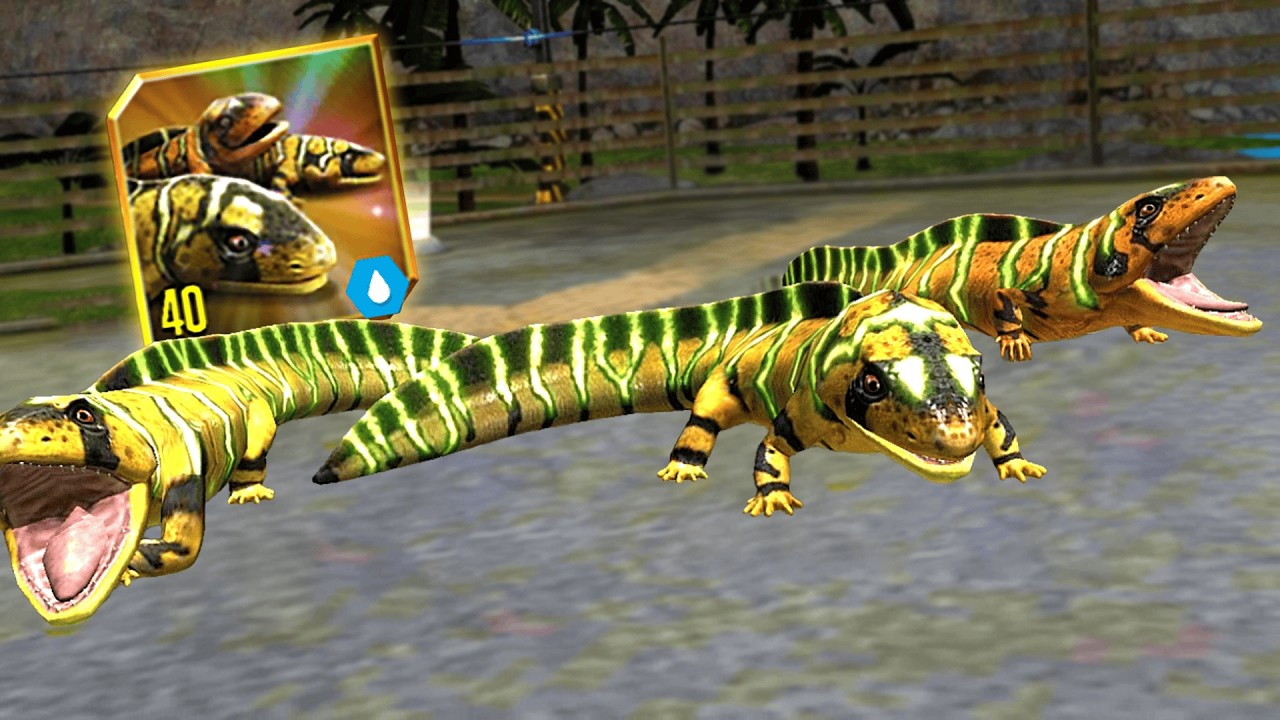 NEW AMPHABIAN FLOCK PEDERPES LUX UNLOCKED || JURASSIC WORLD THE GAME
