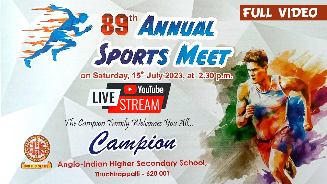 Campion 89th Annual sports Meet 2023 | Full Video