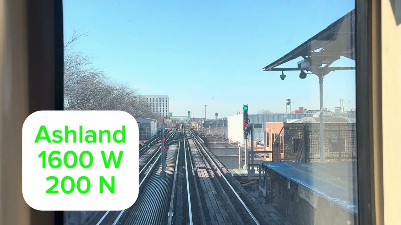 CTA Green Line Trip Garfield to Harlem/Lake Part 2 (Clark/Lake to Harlem/Lake)