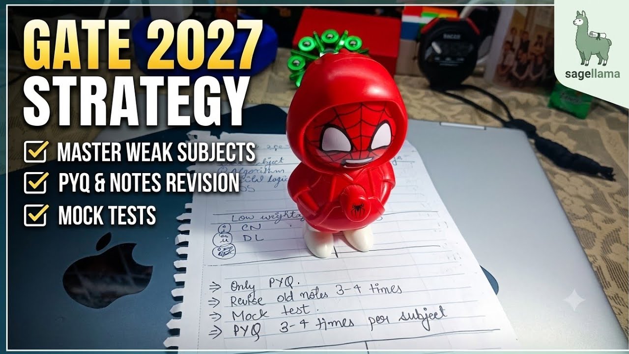 Gate 2027 Strategy || Quick motivation || @sage_snortyllama 
