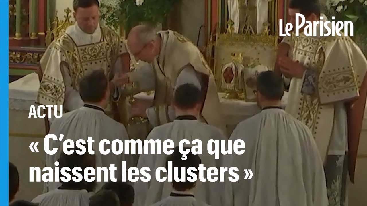 Messe de Pâques à Paris sans masques : 
