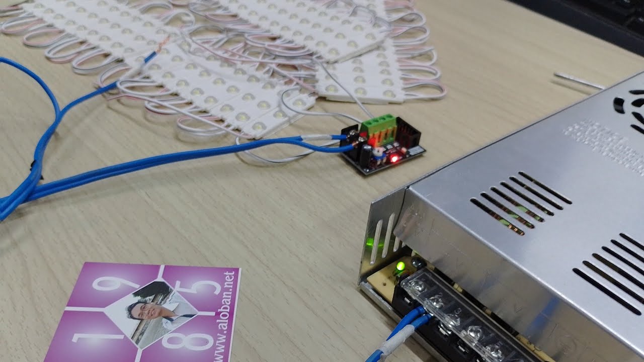 hướng dẫn làm led chớp tắt bảng hiệu cho người không chuyên tự làm, đơn giản, xem xong làm ngay.