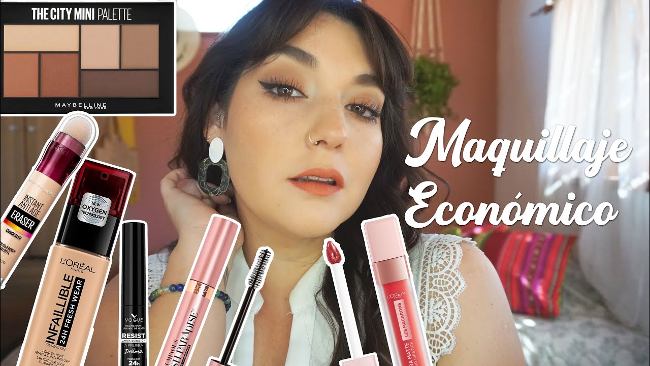 Maquillaje económico fácil de conseguir | Vogue, Maybelline y Loreal (un mini nyx)