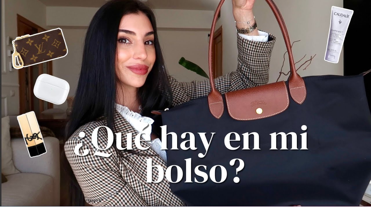 QUE HAY EN MI BOLSO DE TRABAJO | LONGCHAMP LE PLIAGE | Cristina Martin