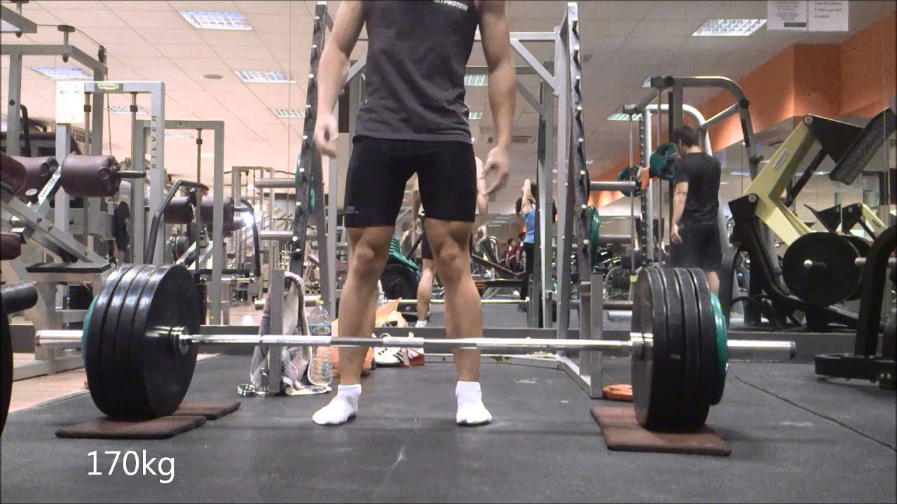 Deadlift 170kg PR @ 70kg bw