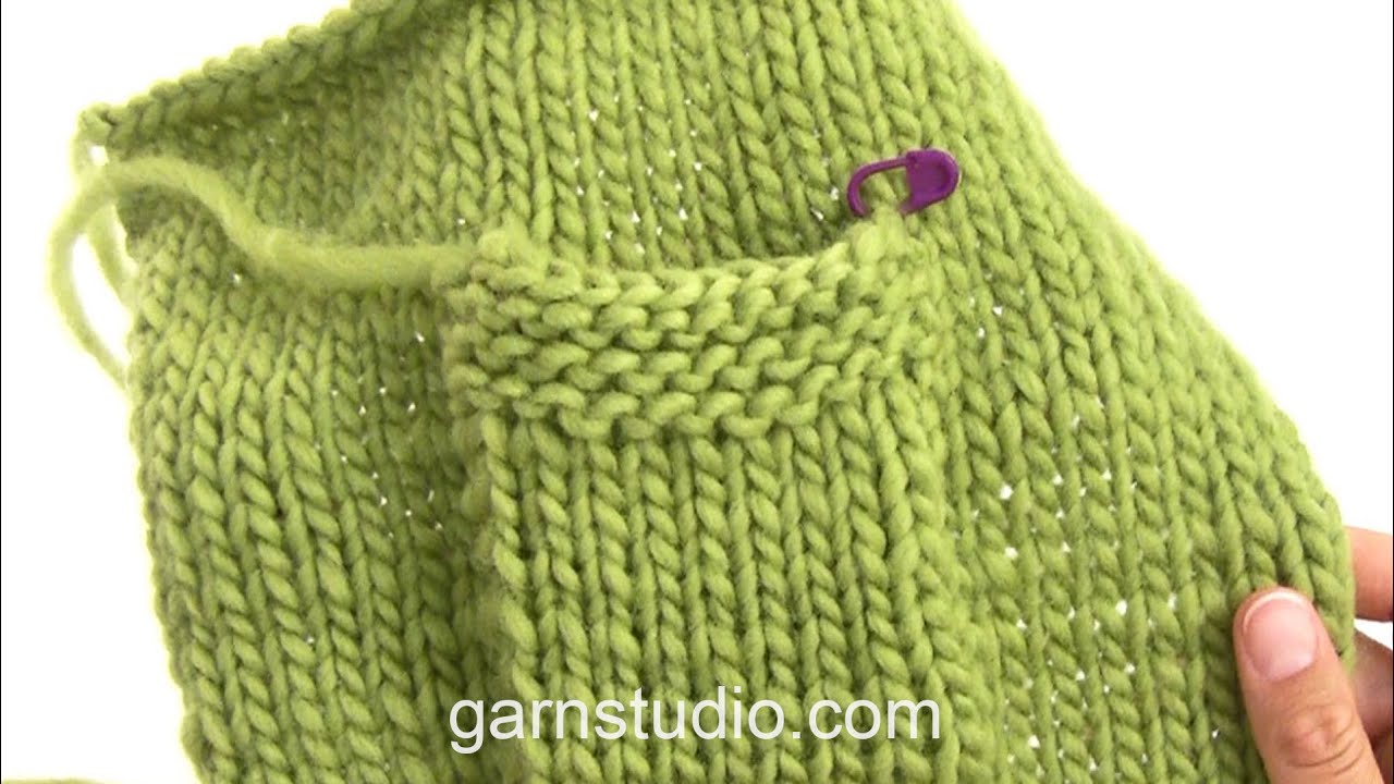 How to sew a pocket on a garment