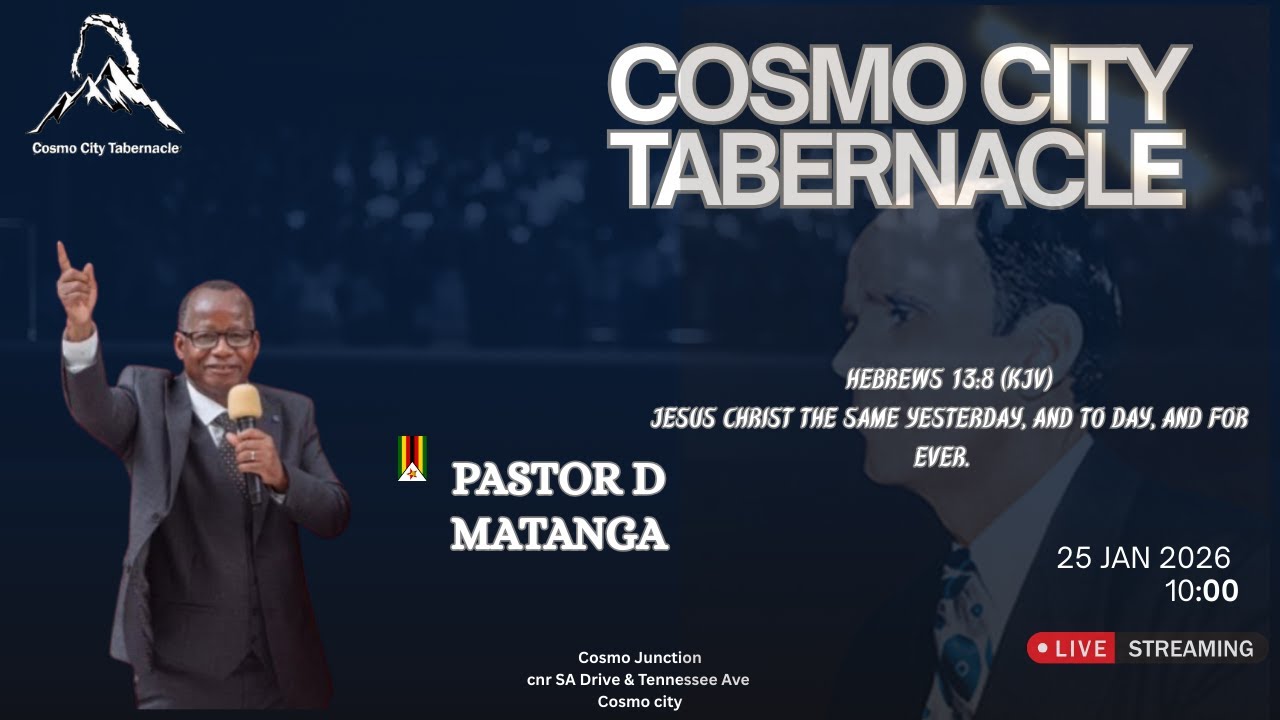 Sun 25th Jan 2026 | Pastor D Matanga | Stay With The Word, Keep The Balance