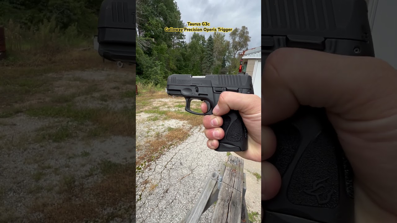 Taurus G3c с установленным триггером Galloway Precision Operis #taurus #9mm #upgrade #triggers #p...