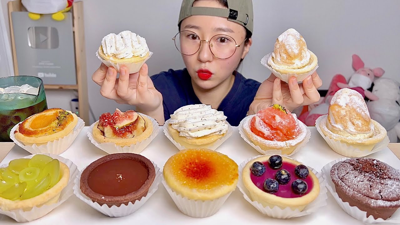 키쉬미뇽 여러가지 타르트 키쉬 디저트 먹방 Dessert Mukbang