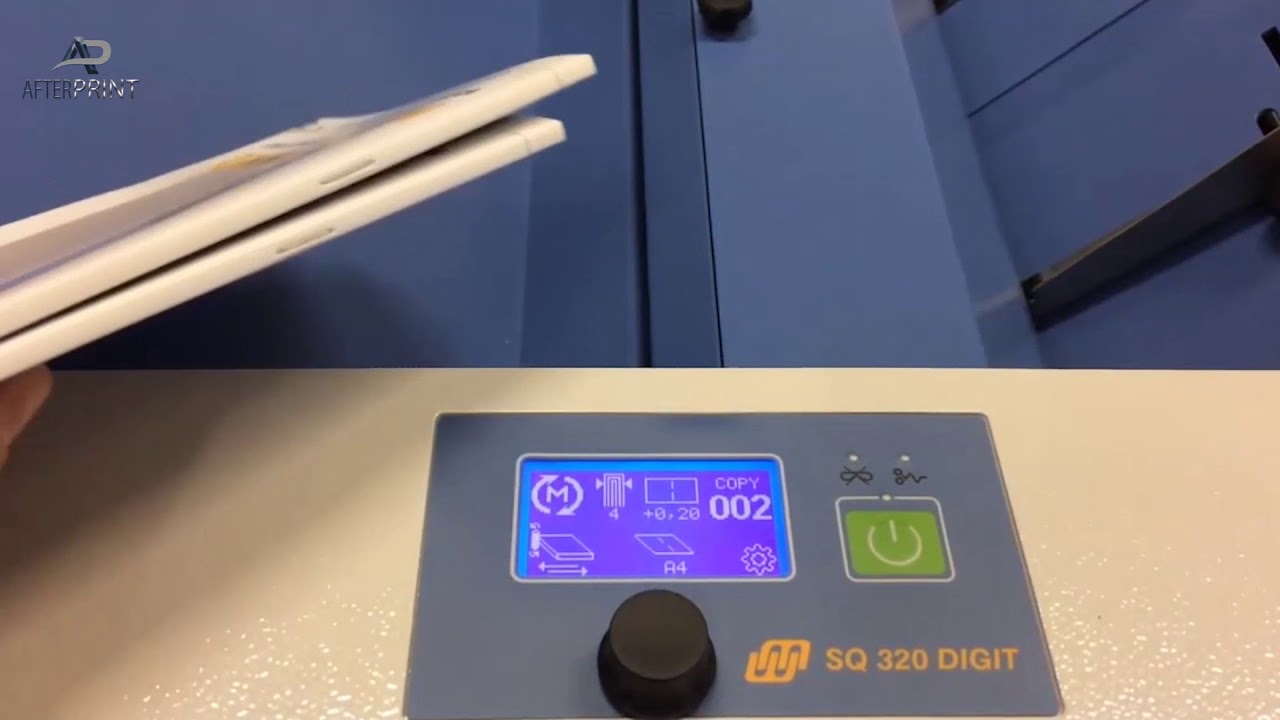 Mamo SQ320 Digit Booklet Maker Demonstration Video