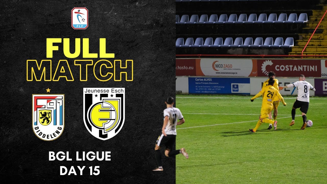 BGL Ligue 24/25 Day 15 - F91 Dudelange 1-1 Jeunesse Esch