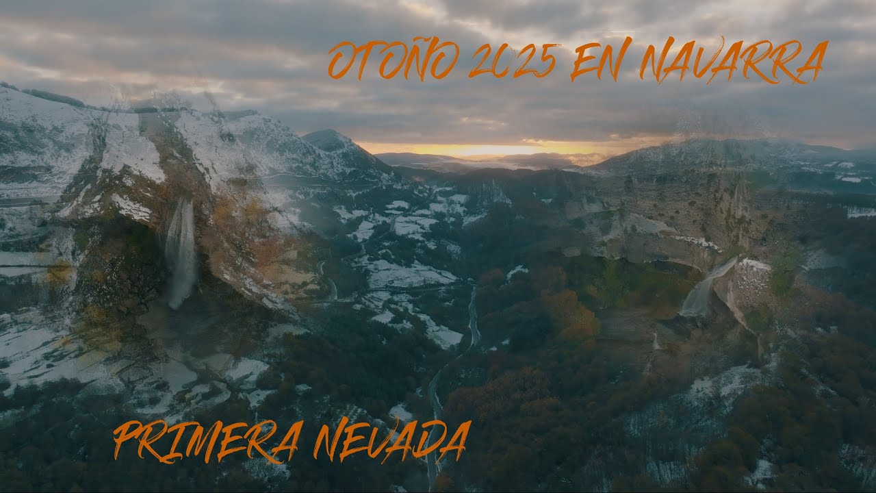 Otoño 2025 en Navarra #otoño #nevada #drone