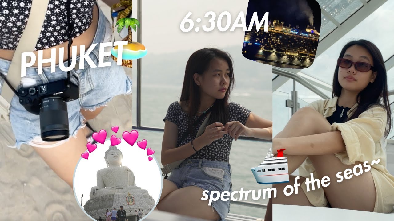 Royal Caribbean Cruise vlog | Phuket, silent disco, swimming, day 3