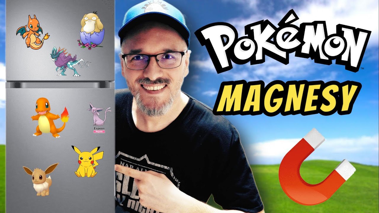 Jak Zrobić 🧲MAGNESY POKEMON na Lodówkę❓