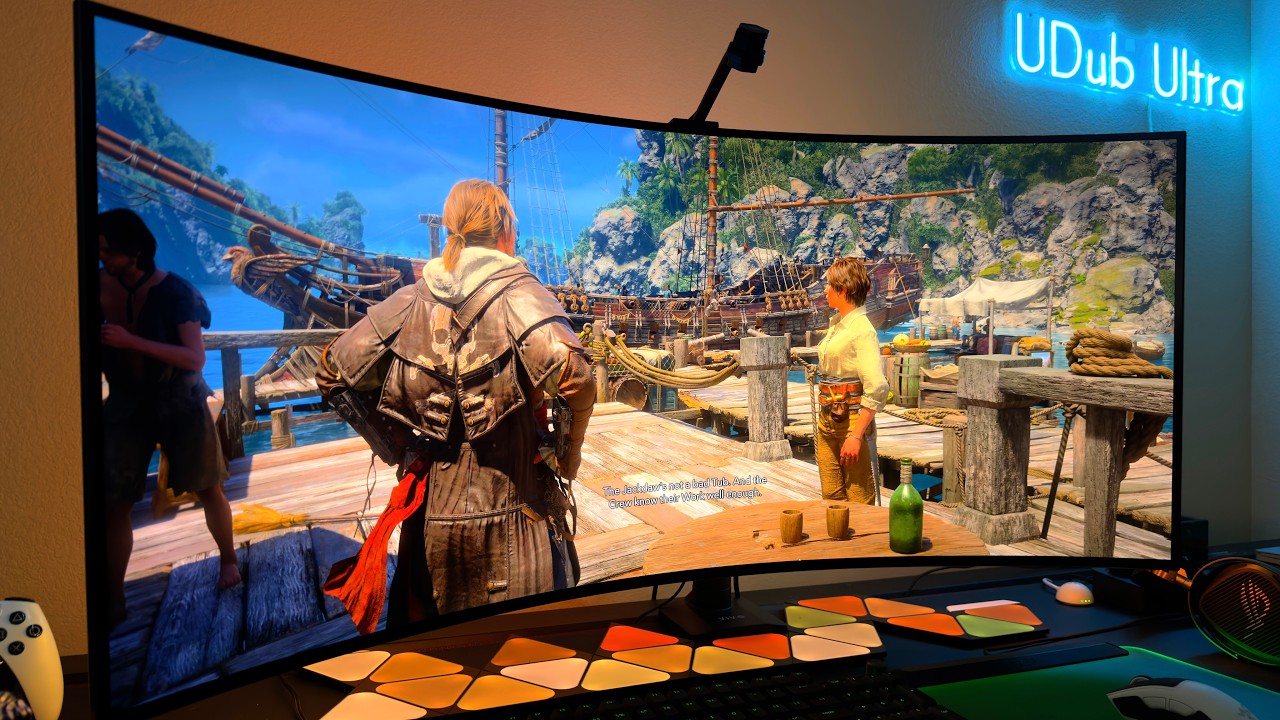 Assassins Creed Black Flag Resynced 5K2K UltraWide OLED Gameplay is NEXT LEVEL | LG45GX950A HDR