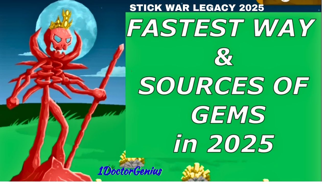GET GEMS FAST in STICK WAR LEGACY 2025 ( WORKING)  & FREE SPELS GLITCH