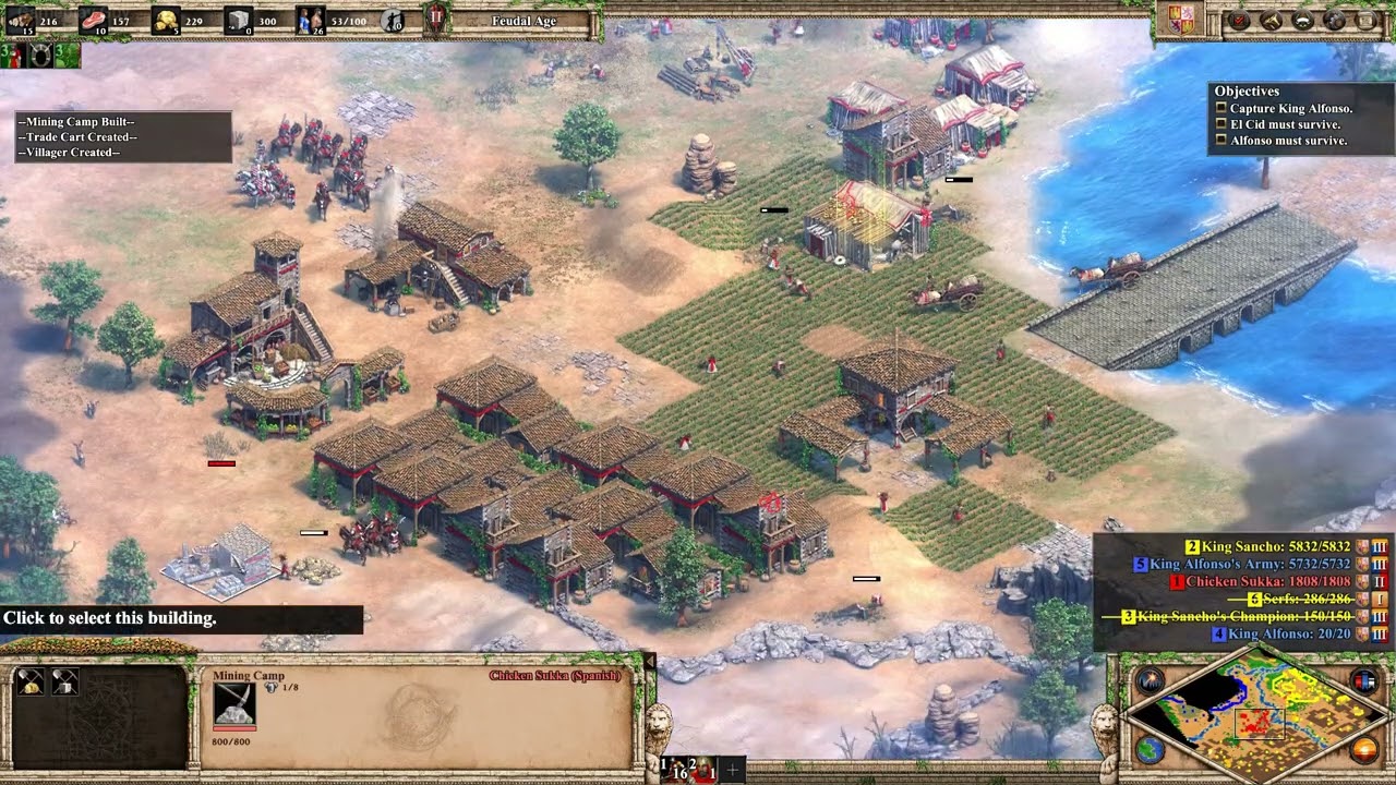 Age of Empires II DE – El Cid #1 Brother against Brother | Hard Difficulty