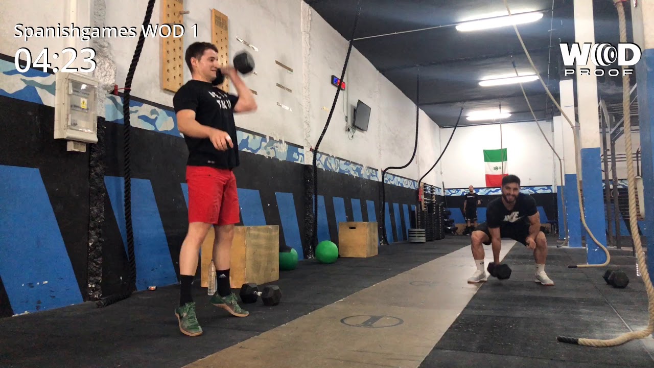 The spanish games wod 1 Ibai Sánchez