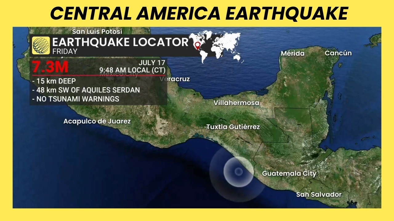 7.3 magnitude earthquake shakes Mexico's coast Friday morning | #earthquake