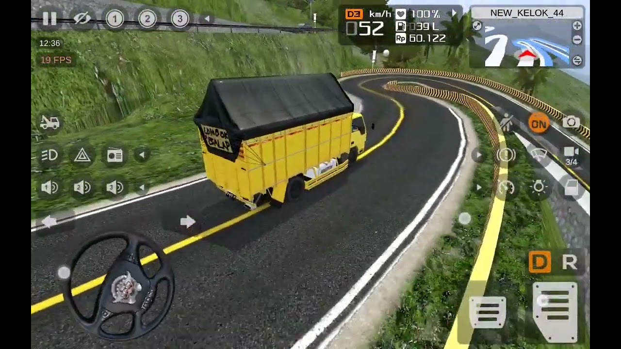 Main bussid habis download mod baru (maaf udah lama gak upload)