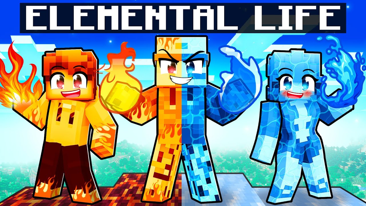 Having an ELEMENTAL LIFE in Minecraft!
