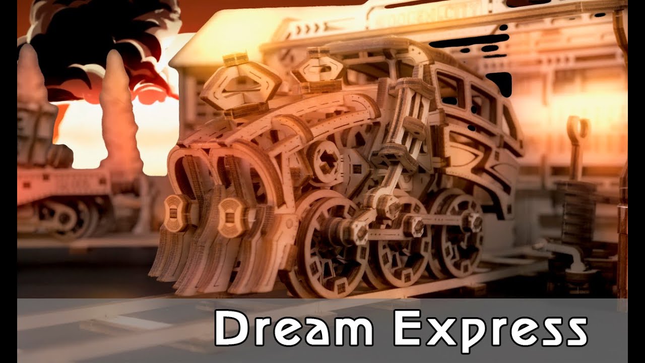 [Dream Express] Wooden Mechanical Model Set by WOODEN.CITY
