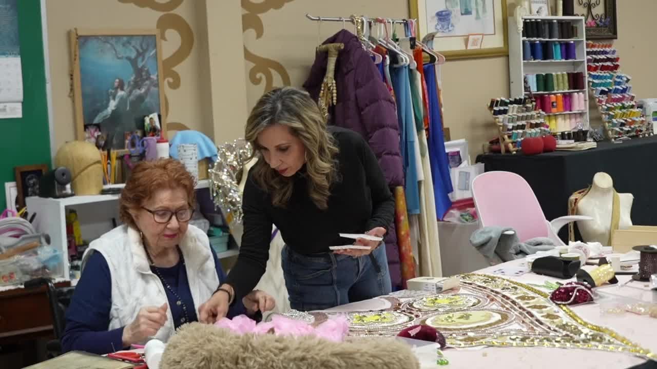 Mother-daughter duo keeps Buc Days tradition alive through handmade gowns