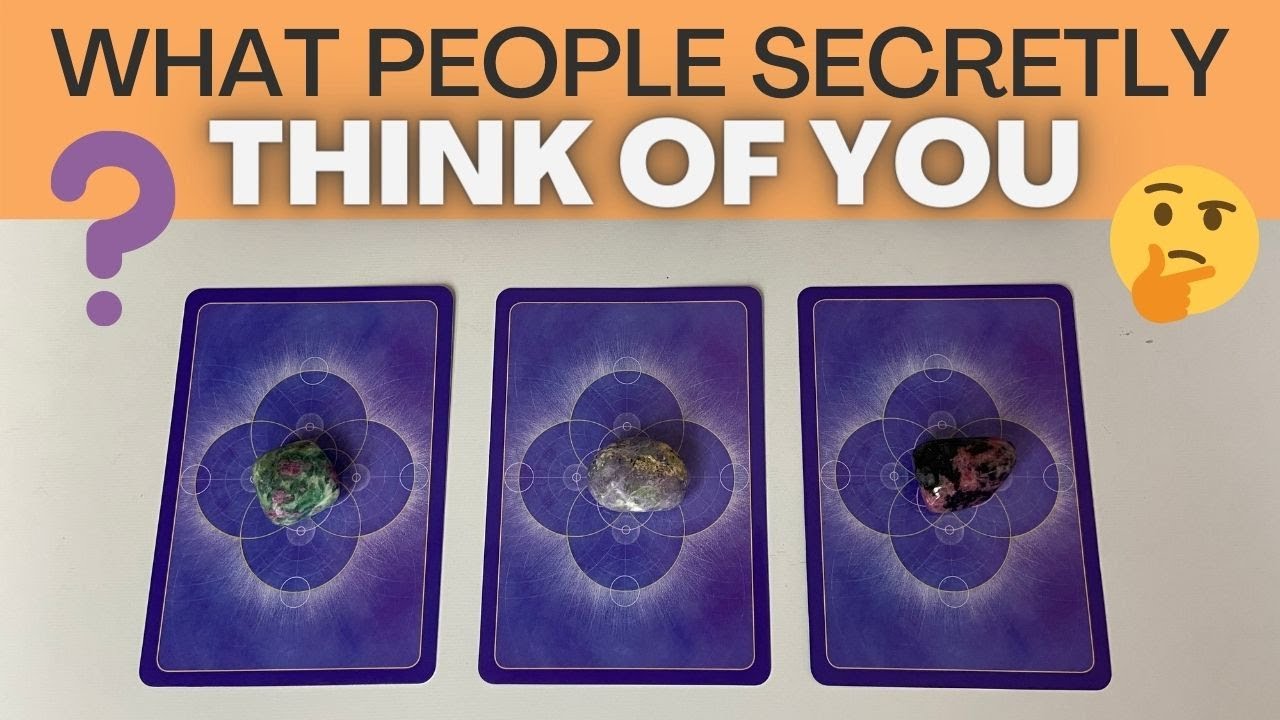 🤔What people SECRETLY THINK OF YOU🤔 how they view you // pick-a-card tarot reading