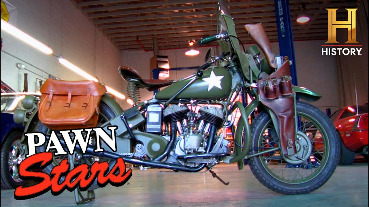 Rare 1941 Military Indian Motorcycle is a Stunner (Season 4) | Pawn Stars