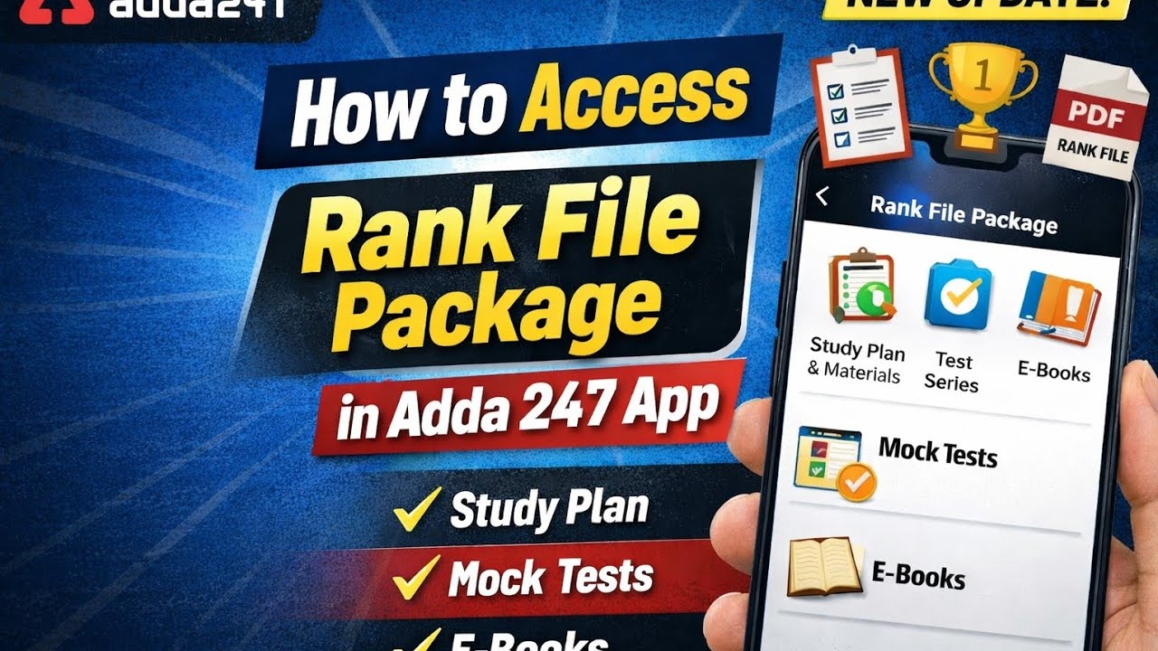 How to Access Rank File in Adda247 App | Adda Education