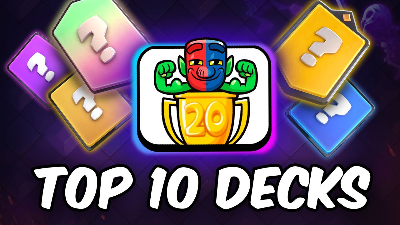 10 ЛУЧШИХ КОЛОД ДЛЯ ИСПЫТАНИЯ &laquo;20 ПОБЕД&raquo; | Clash Royale 2025