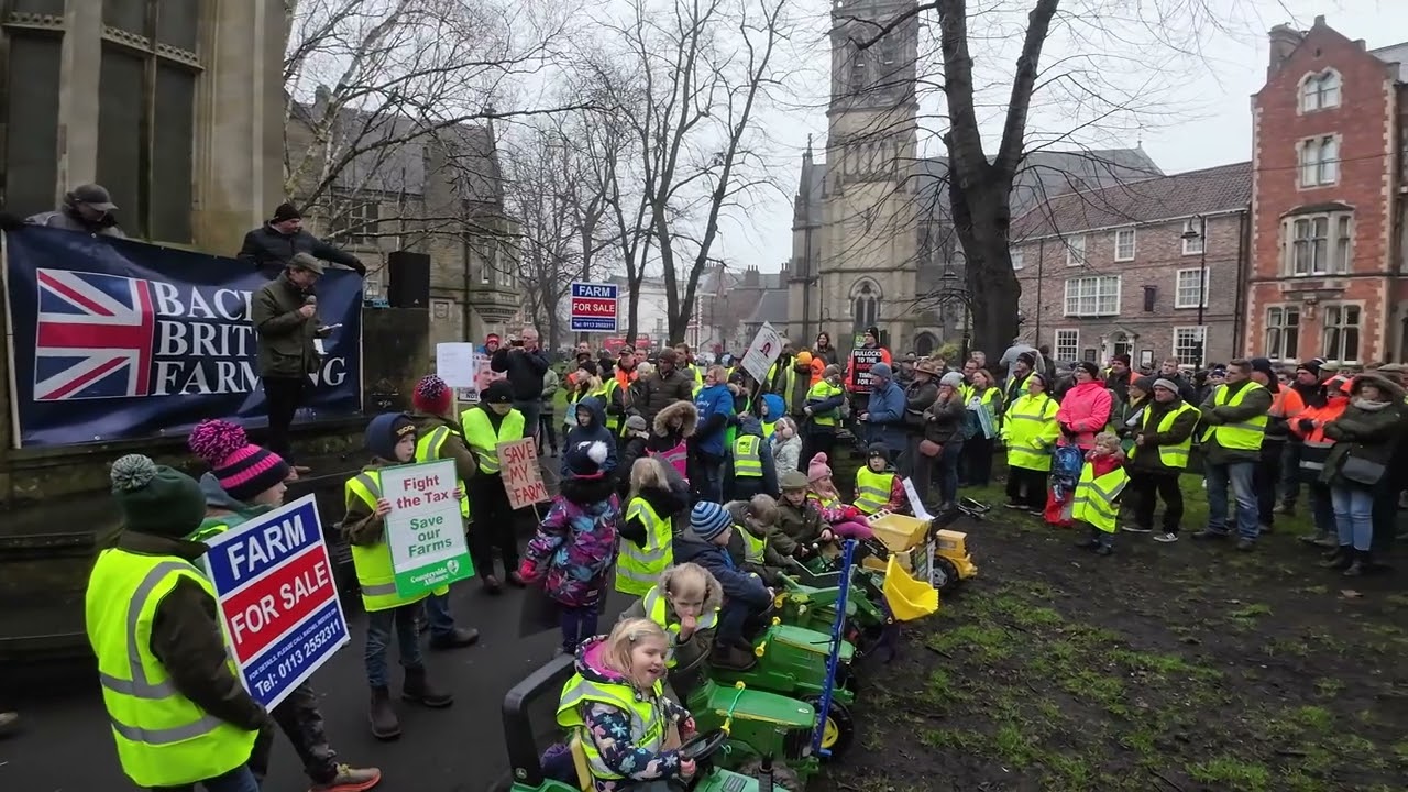 York Farmer Protest March