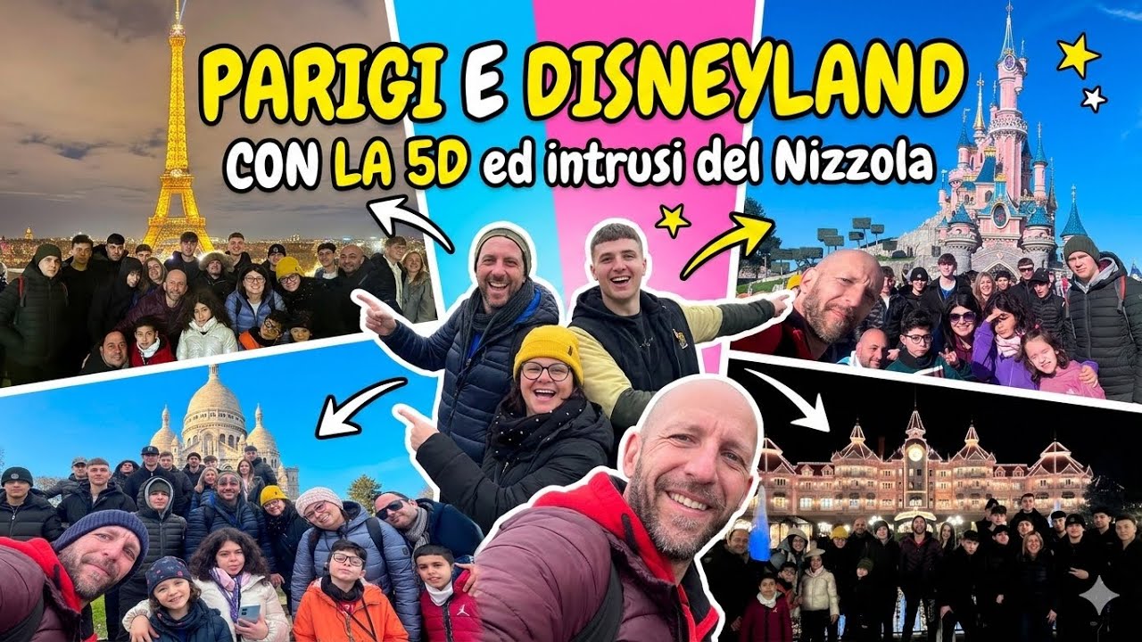 Parigi e Disneyland con la 5D ed intrusi del Nizzola!