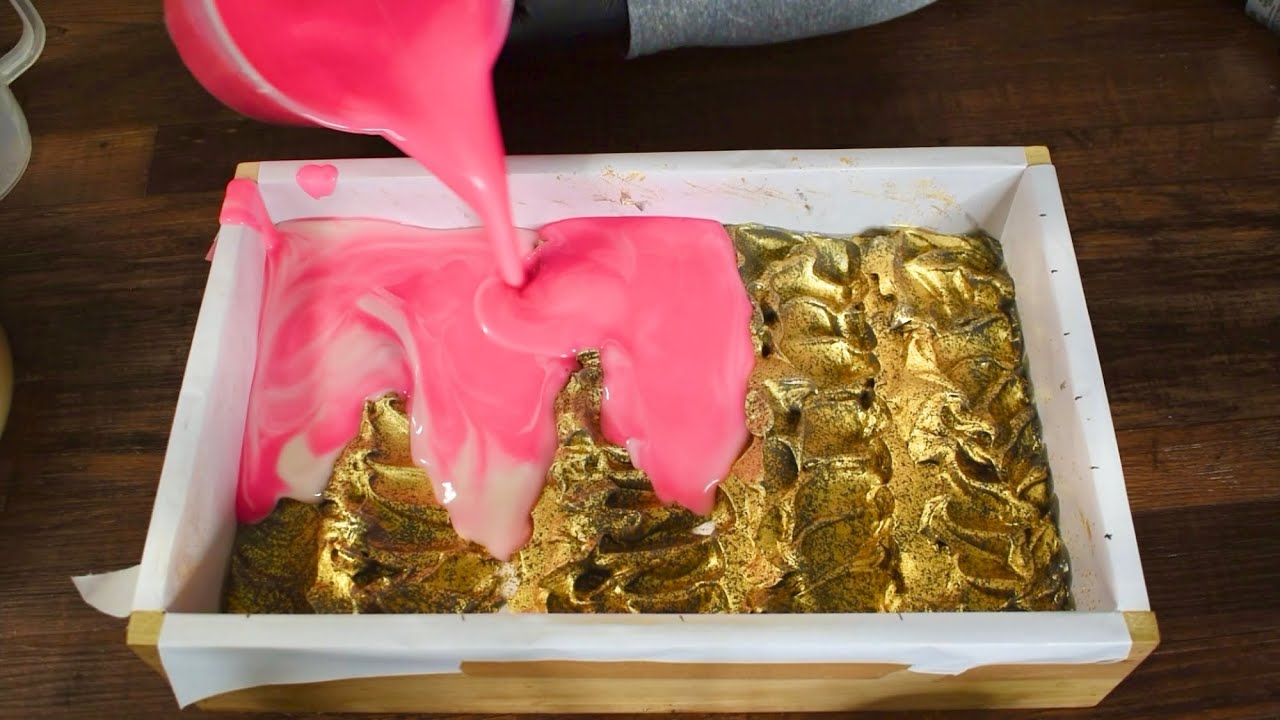 Rose Quartz Soap Making