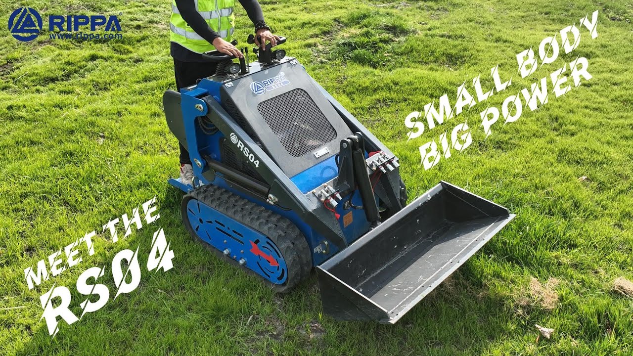 Rippa RS04 Skid Steer – Next-Level Agility & Power for Any Terrain!#rippa #skidsteer #miniloader