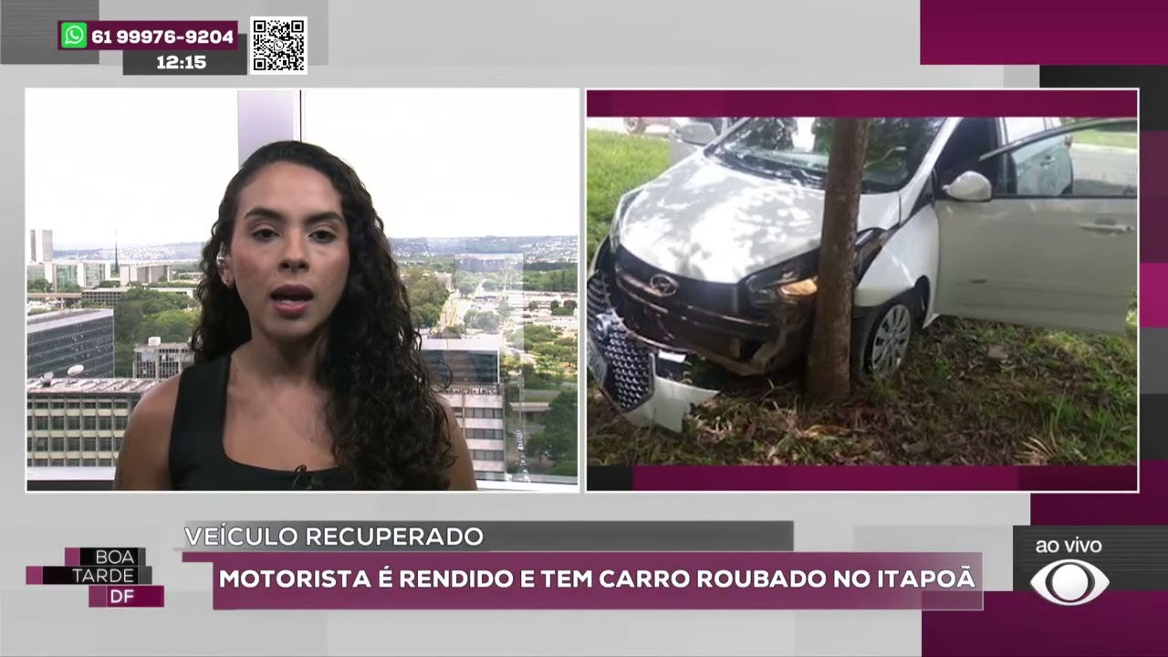 MOTORISTA É RENDIDO E TEM CARRO ROUBADO NO ITAPOÃ