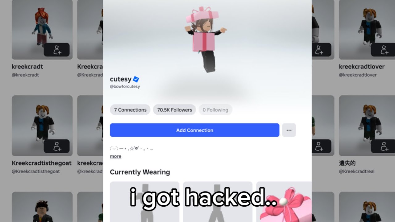 my account got hacked..