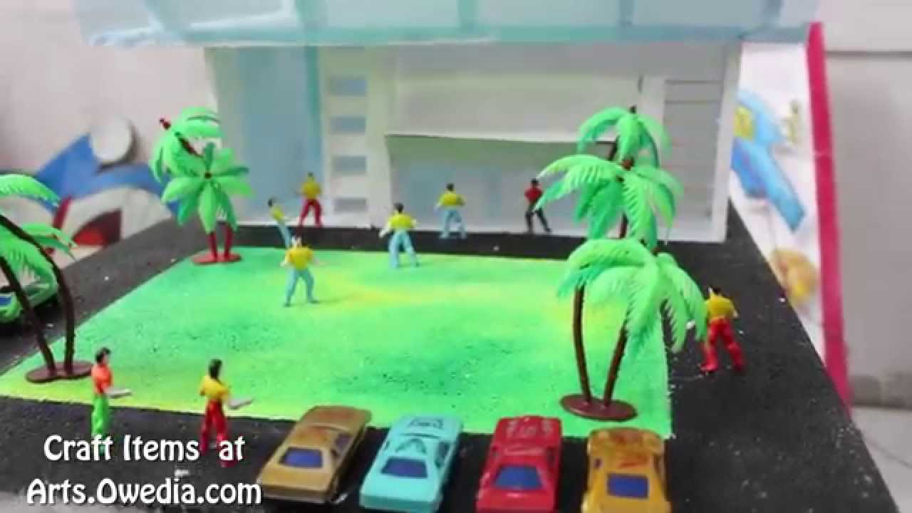 Thermocol Art Shopping Mall Model