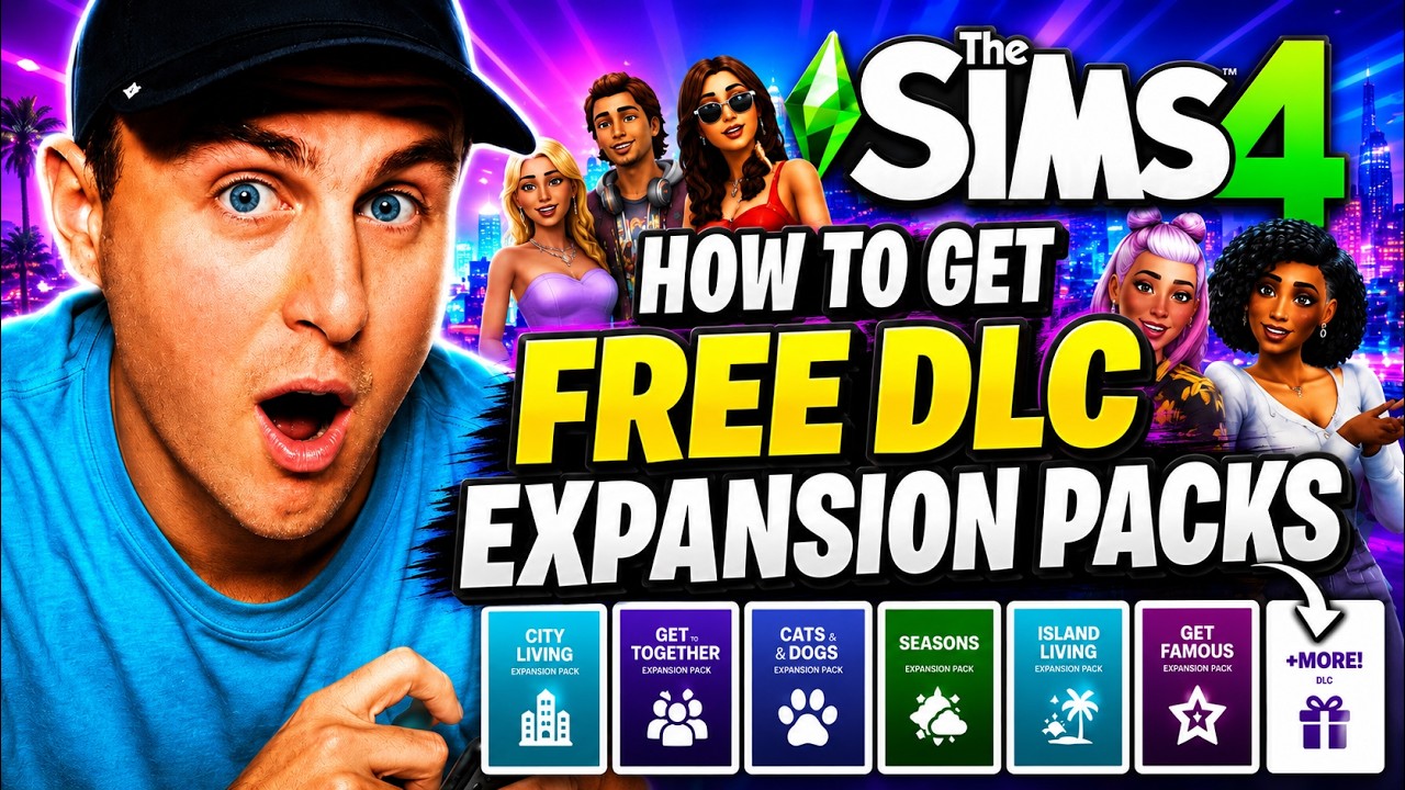 Как получить все дополнения и DLC для The Sims 4 БЕСПЛАТНО! (2026) 🔥